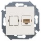 Simon 15 Сл. кость Розетка компьютерная RJ45 кат.5е, Systimax  1591598-031  Simon