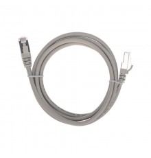 Патч-корд F/UTP, CAT 5e, RJ45-RJ45, 26AWG, LSZH, серый, 1,5м REXANT  02-0110-105  REXANT