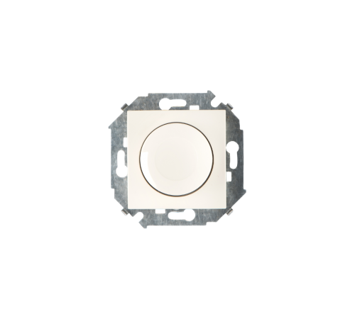 Simon 15 Сл. кость Светорегулятор поворотно-нажимной, 500Вт, 230В, винт. зажим  1591311-031  Simon