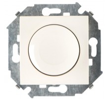Simon 15 Сл. кость Светорегулятор поворотно-нажимной, 500Вт, 230В, винт. зажим  1591311-031  Simon