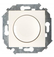 Simon 15 Сл. кость Светорегулятор поворотно-нажимной, 500Вт, 230В, винт. зажим  1591311-031  Simon