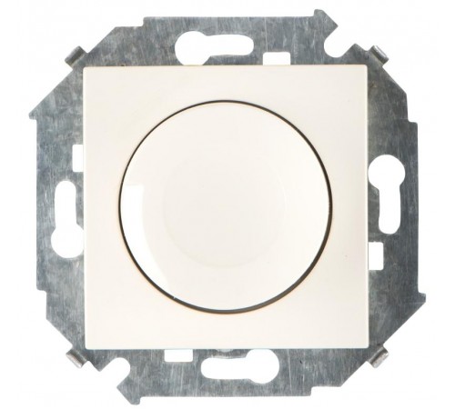 Simon 15 Сл. кость Светорегулятор поворотно-нажимной, 500Вт, 230В, винт. зажим  1591311-031  Simon