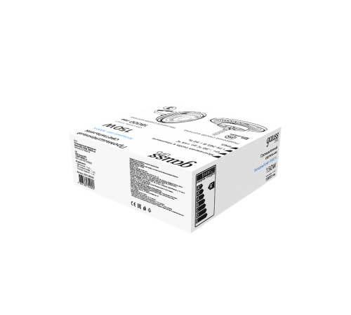 Светильник светодиодный подвесной UFO 150W 18000lm 5000K 175-265V IP65 D260*88мм черный скобка в комплекте  821536350  Gauss