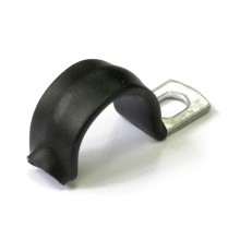 Скоба металлическая однолапковая с полимерным покрытием СМО-П d16-17 мм (100 шт/уп)  PR08.6007  Промрукав