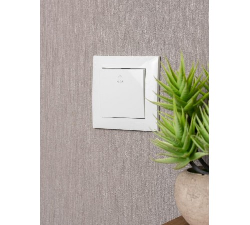 Валенсия кнопка звонка 10А белая EKF PROxima   EWV10-026-10   EKF