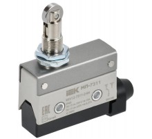 Микровыключатель концевой МП-7311 гор. толк. с наж. рол. рез. IP40  KKV12-7311-2-64  IEK