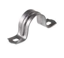 Скоба СМД 21-22 , двухлапковая для металлорукава, D18 мм, 100 шт./уп.  28-1027-1  REXANT