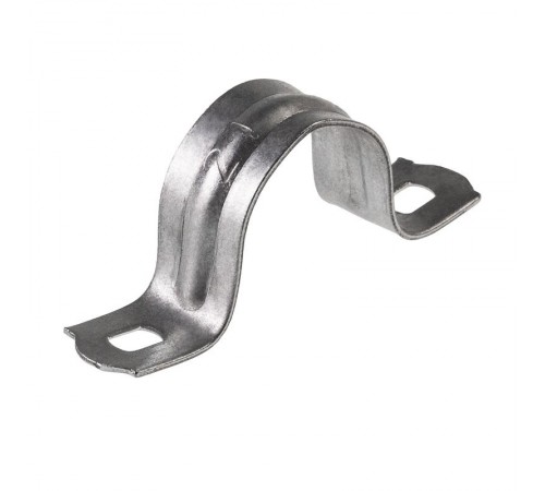 Скоба СМД 21-22 , двухлапковая для металлорукава, D18 мм, 100 шт./уп.  28-1027-1  REXANT