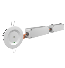 Световой указатель аварийного освещения светодиодный BS-ARUNA-83-L1-INEXI2 2,6Вт 3ч IP40 централизованный встраиваемый  a15327  Белый Свет