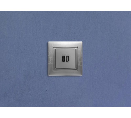 Valena Алюминий Розетка 2-ая USB  770270  Legrand