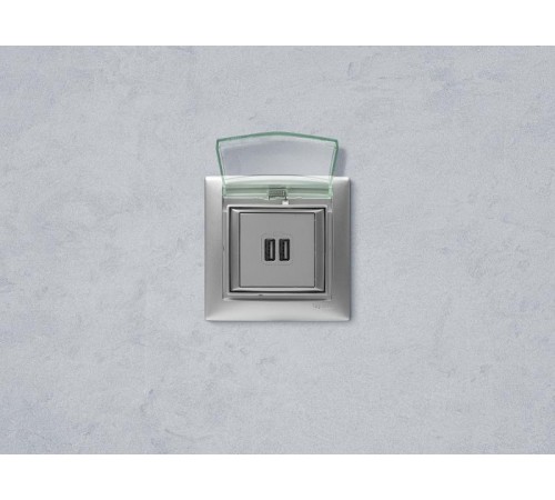Valena Алюминий Розетка 2-ая USB  770270  Legrand