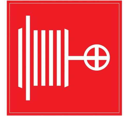 Самоклеящаяся этикетка: 150х150 мм, "Пожарный кран"  YPC10-POGKR-5-010  IEK