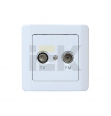 РСТ-2-ГКм Розетка антенная (механизм) "ЛЕГАТА" цвет: кремовый  EAG10-K33-BM  IEK