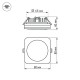 Светодиодная панель LTD-80x80SOL-BK-5W Day White  021481  Arlight