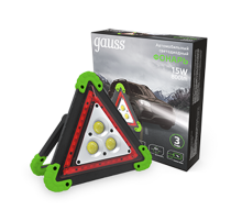 Фонарь автомобильный GFL802 15W 800Lm Li-ion 2400mAh LED 1/12/24  GF802  Gauss