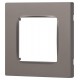 Рамка для розеток и выключателей  Серия 12 12-5201-16 на 1 пост, Классик, титан  Б0067778  ЭРА