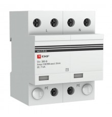 Устройство защиты от импульсных перенапряжений Тип 1 Iimp 25kA (10/350s) 2P EKFspd-t1-25-2pEKF