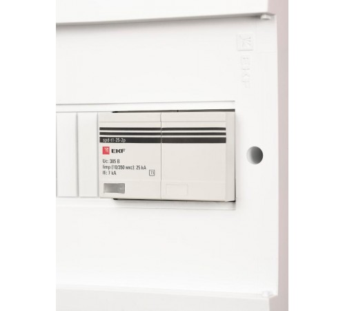 Устройство защиты от импульсных перенапряжений Тип 1 Iimp 25kA (10/350s) 2P EKFspd-t1-25-2pEKF