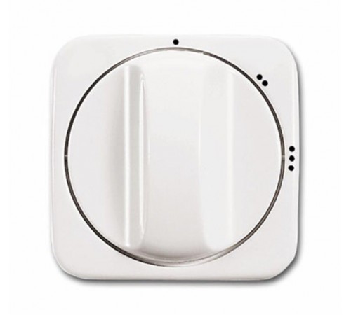 Плата центральная (накладка) с поворотной ручкой для перекл. на 3 положения, серия Reflex SI, цвет альп. белый  1710-0-3420   2CKA001710A3420  ABB