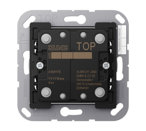 Дополнительный кнопочный модуль "универсальный" F10 на 1 группу; A500  A10911TE  Jung