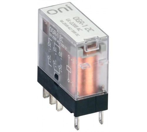 Реле общ. назнач. OGR-1 2C 220В AC ONI  OGR-1-2C-AC220V  ONI
