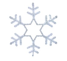 Фигура световая "Снежинка" цвет белый, размер 55*55 см, мерцающая   501-337  NEON-NIGHT