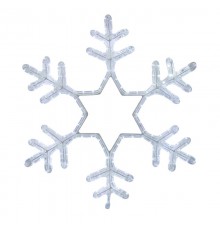 Фигура световая "Снежинка" цвет белый, размер 55*55 см, мерцающая   501-337  NEON-NIGHT