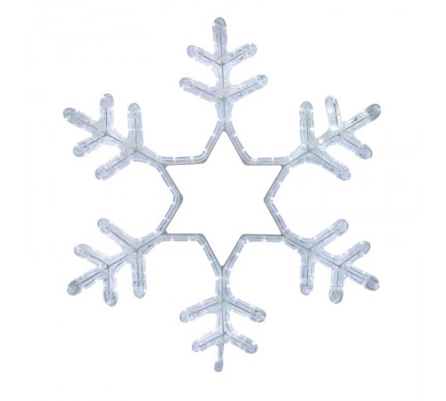 Фигура световая "Снежинка" цвет белый, размер 55*55 см, мерцающая   501-337  NEON-NIGHT