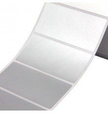 Этикетка 30х15 в рулоне, усиленный адгезив, химстойкий, полиэстер металлик матовый  TAP3015MR  DKC