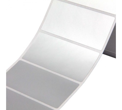 Этикетка 30х15 в рулоне, усиленный адгезив, химстойкий, полиэстер металлик матовый  TAP3015MR  DKC