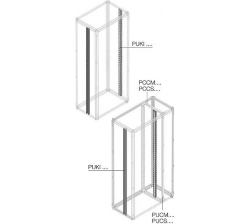 Профиль промежут.уст.комплектов H=1800мм1STQ008039A0000  ABB