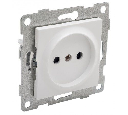 Ugra Розетка 1-ой б/з с з/ш, СУ , 16А, 250В, белый  С11Р2-001  GUSI Electric