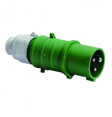 Вилка кабельная 16A 3p >50V 10h IP44 зеленая Quick-Connect I 210170-Bals I Bals