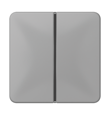 1-клавишная накладка для пульта КNX, серая, для серии CD  CD401TSAGR  Jung