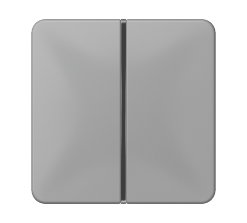 1-клавишная накладка для пульта КNX, серая, для серии CD  CD401TSAGR  Jung