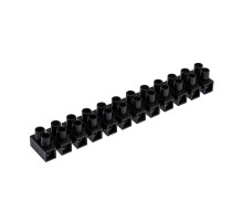 Клеммная колодка винтовая KВ-6 (2,5-6 мм), ток 6 A, полипропилен черный (ЗВИ), индивидуальная упаковка, 1 шт.  07-5006-2-01  REXANT