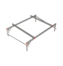 Опорная конструкция для установки оборудования TECHNORAPTOR 2000х1500 тип 2  KM-TR-SSEI-2000-1500-2  КМ - профиль