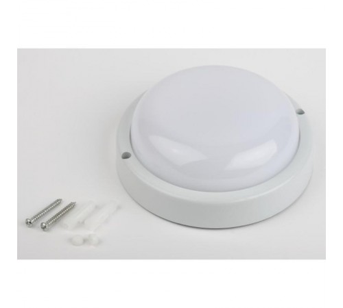 Светильник светодиодный для ЖКХ SPB-201-2-65K-018 с оптико-акустическим датчиком IP65 6500К D210 18Вт  Б0054582  ЭРА