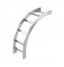 Угол вертикальный внешний 90 градусов, 100х400 R600, лонжерон 1,5 мм, цинк-ламельный, в компл. с креп. эл. и соед. пластинами,  LIO1640KZL  DKC