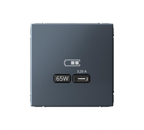 ArtGallery Грифель Розетка USB тип-С 65Вт высокоскор.заряд. QC, PD, механизм  GAL000727  SE