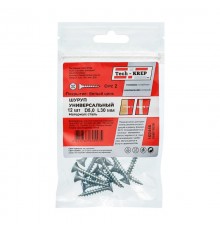 Саморез ШУц 5,0х30 пот. гол. (12 шт) - пакет ( 0,036 кг)  102445  Tech-KREP