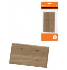 Накладка на бревно деревянная универсальная НБУ 1Пх2 280 мм, под покраску  SQ1821-0313  TDM