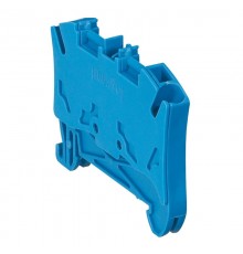 Пружинная клемма Viking 3 - однополюсная - 1 вход/1 выход - шаг 5 мм - синий  037200  Legrand