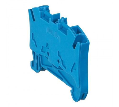 Пружинная клемма Viking 3 - однополюсная - 1 вход/1 выход - шаг 5 мм - синий  037200  Legrand