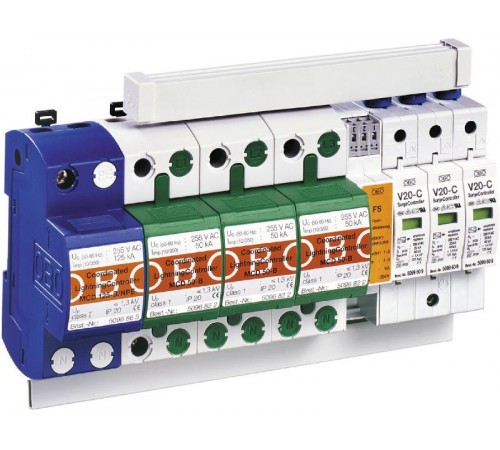 Комплект УЗИП (Класс I+II) (PS4-B+C FS)  5089611  OBO Bettermann