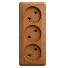 Этюд Бук О/У Розетка 3-ая без заземления без шторок 16А 250B  PA16-009T  SE