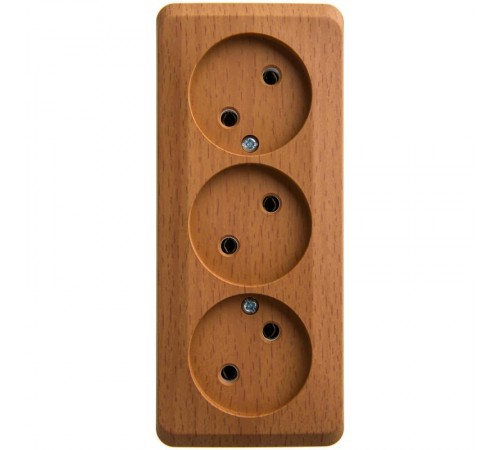 Этюд Бук О/У Розетка 3-ая без заземления без шторок 16А 250B  PA16-009T  SE