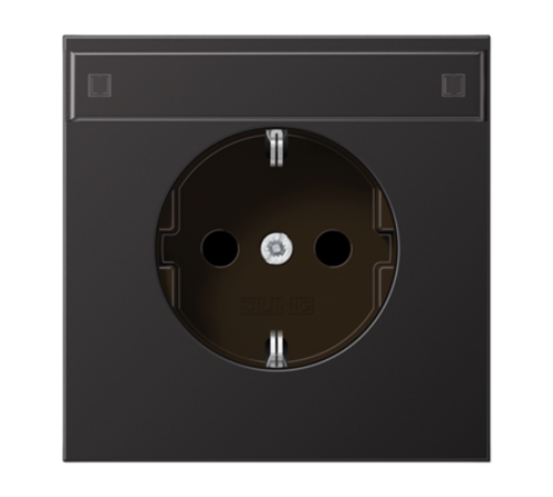 SCHUKO розетка с полем для надписи и защитой от детей  AL1520KINAD  Jung