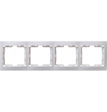 КВАРТА Белый Рамка 4-местная вертикальная РВ-4-КБ  EMK41-K01-DM  GENERICA