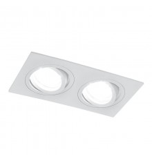 Светильник встраиваемый Feron DL2802 потолочный MR16 G5.3 белый  40529  Feron